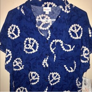 XS DAISY/PEACE SIGN LULAROE AMY 🦄🦄